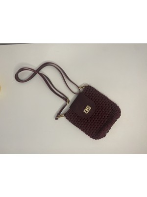 Atlasın Evreni Telefon Çantası Bordo - Standart