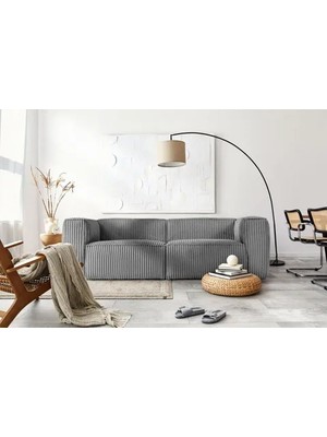 Vivense Melodi Üçlü Koltuk, Antrasit