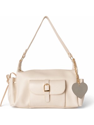 Moon Çanta Stella Omuz Çantası Krem