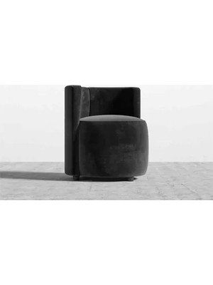 Vivense Mega Relax Berjer, Siyah Kadife