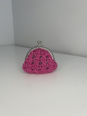 Atlasın Evreni Renkli Bozuk Para Cüzdanı Pembe - Standart