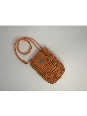 Atlasın Evreni Telefon Çantası Turuncu - Standart