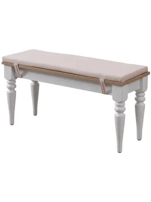 Vivense Sembol Bench, Beyaz, 95 cm