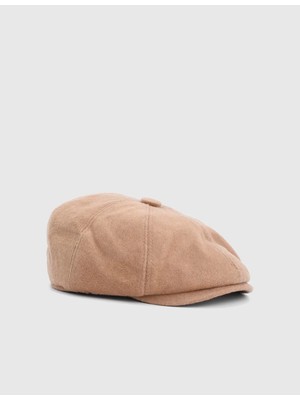 İLVİ Wolter Kumaş Camel Erkek Şapka