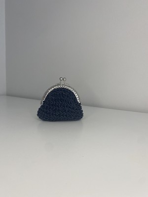 Atlasın Evreni Renkli Bozuk Para Cüzdanı Lacivert Simli - Standart