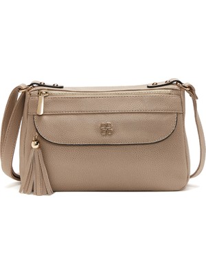 Derimod Kadın Bej Uzun Askılı Çapraz Çanta 26PBD2102FT