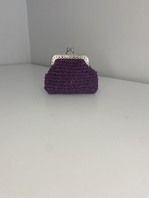 Atlasın Evreni Renkli Bozuk Para Cüzdanı Mor - Standart