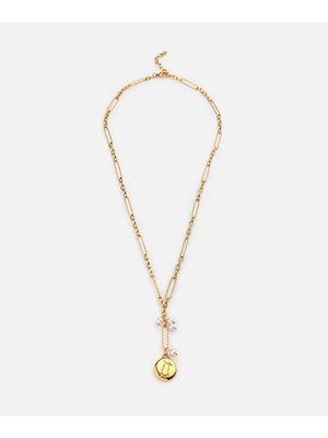 İpekyol Suni Incili Ikizler Burcu Temalı Kolye IS1260051129265