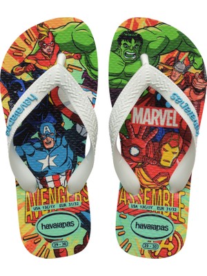 Havaianas Kids Top Marvel Iı Çocuk Parmak Arası Terlik 4148300 Beyaz