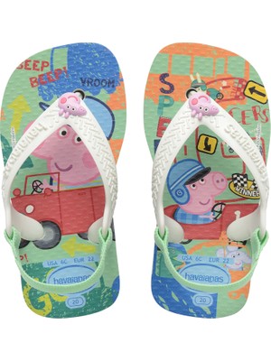 Havaianas Baby Peppa Pig Çocuk Parmak Arası Terlik 4145980 Beyaz