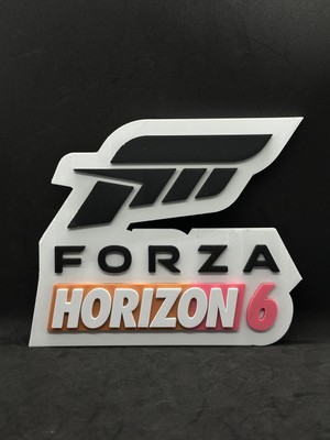 Goka 3D Craft Forza Horizon 6 Duvar Dekoru - Oyuncu Odası Tablosu - 20 x 16,5 x 1,5 cm