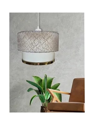 Vivense Evlight Pasta Dantelli Gold Sarkıt Avize