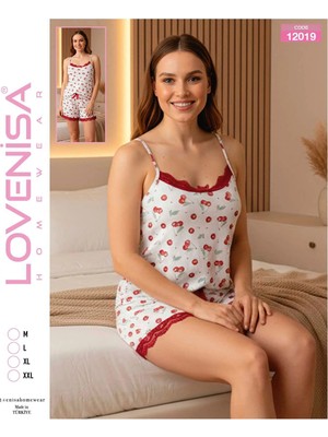 Ang Butik Lovenisa 12019 Kadın Şortlu Takım