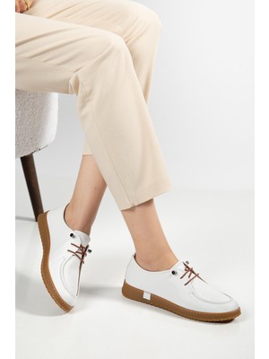 Suins Shoes Suins Arlna Model Hakiki Deri Yumuşak Kadın Günlük Spor Ayakkabı Sneaker