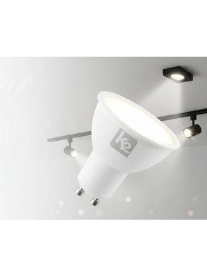 Kendal KES046 GU10 LED Spot Ampul 5W Ara Renk (Doğal Beyaz Işık)