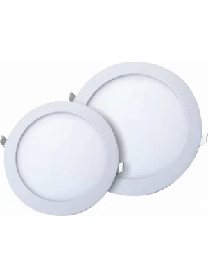 Kendal KDL052 Backlight Yuvarlak Sıva Altı LED Panel 12W Günışığı