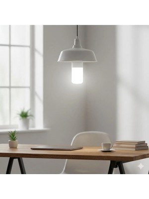 Kendal Pıl 12W Tasarruflu LED Ampul Beyaz Işık E27 Duy (Yüksek Verim, Uzun Ömür)