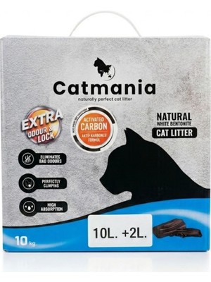 byasafkids Doğal Bentonite Aktif Karbon Kedi Kumu 12 L (10+2 Kg)