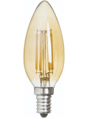 Kendal LED Flamanlı Buji Ampul 4W E14 Günışığı KES601