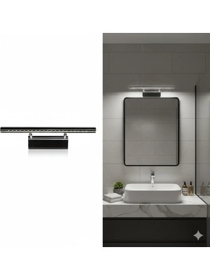 Kendal KSL154 Modern Flüt LED Banyo Apliği (4200K Doğal Beyaz Işık)