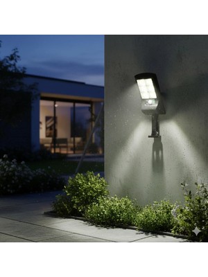 Kendal Solar Güneş Enerjili LED Bahçe Aydınlatması 120 Ledli 3 Modlu Hareket Sensörlü Su Geçirmez Lambası