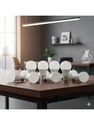 Kendal KES170 LED Ampul 9W 6400K Beyaz Işık E27 Duy