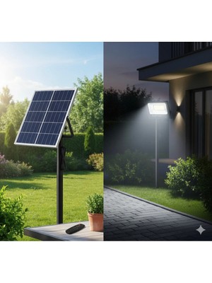 Kendal KST304 Karayel 50W Solar Projektör - Güneş Enerjili Dış Mekan Aydınlatması