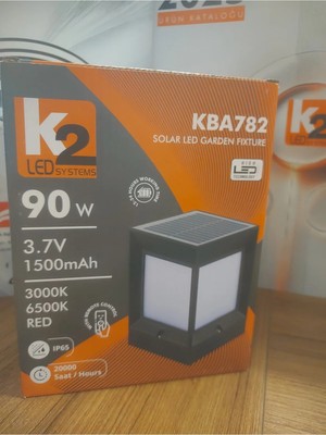 Kendal KBA782 Marmara Set Üstü Solar 90W Armatür 3600MAH Uzaktan Kumandalı