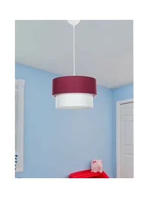 Vivense Evlight Bordo Pasta Sarkıt Avize