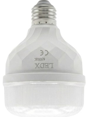 Zibox LedX AL-TB40 40 Watt 6500K Beyaz 4800 Lümen E27 Akım Korumalı Kristal Torch Led Ampul