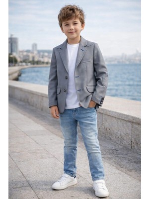 Alexandergardı 4-12 Yaş Erkek Çocuk Blazer Şık Ceket