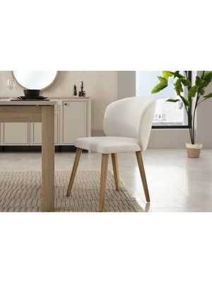 Vivense Ravon Sandalye, Krem
