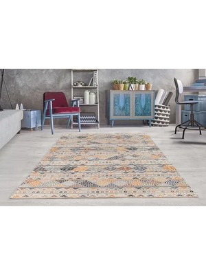 Vivense Angorahome Vega Dekoratif Kilim 4226, Hardal, 80X300