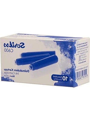 Hakay Mavi Dolma Kalem Kartuşu, 6'lı Blister Paket