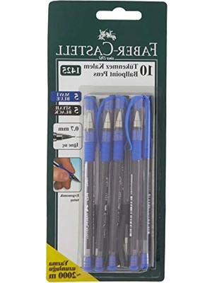 Hakay 10'lu Tükenmez Kalem Seti, 5 Siyah & 5 Mavi