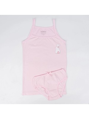 Katamino Lopik Ip Askılı Atlet-Slip Takım - Pembe