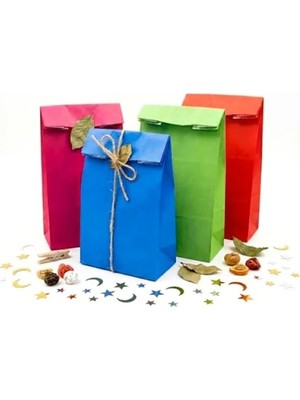 Hakay 15X29 cm Renkli Kese Kağıdı Seti, 12'li Karışık Paket