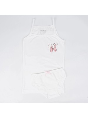 Katamino Lopik Ip Askılı Atlet-Slip Takım - Ekru