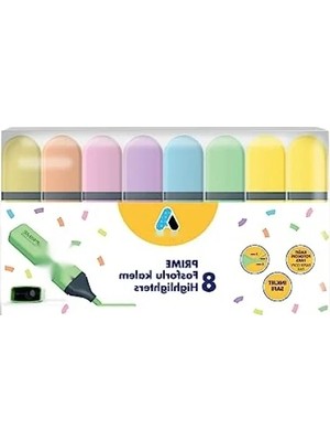 Hakay 8'li Fosforlu Kalem Seti, Su Bazlı Mürekkep