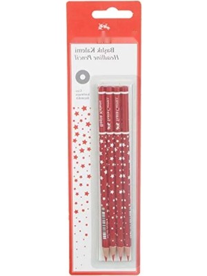 Hakay Yıldız Kırmızı Başlık Kalemi, Yüksek Kalite, Kolay Açılır