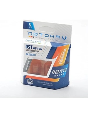 Hakay T20 21/5W 12V Çift Devre Amber Ampul (2'li)