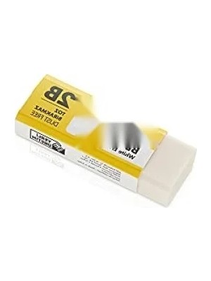 Hakay Büyük Boy Soft Beyaz Tozsuz Silgi - 20 Adet