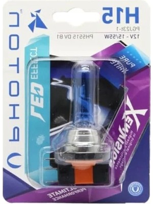 Hakay H15 12V 15/55W Xen Vision Ampul - Beyaz Işık 6000K