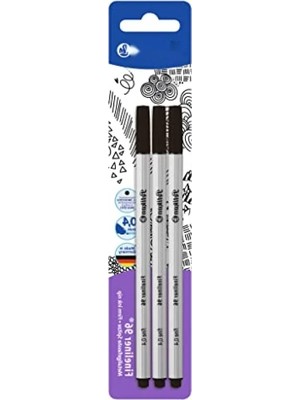 Hakay 3 Adet Siyah Fineliner Kalem Seti