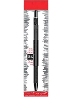 Hakay Mat Siyah Mekanik Kurşun Kalem, 2 mm Kalınlık