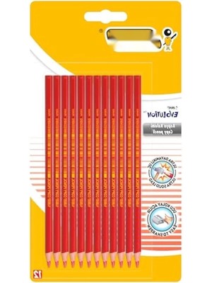 Hakay Kırmızı Kopya Kalemi, 12'li Paket, Dayanıklı ve Kolay Açılır