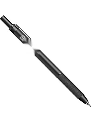 Hakay Siyah Metal Gövde Twist Kalem, 0.5mm Yazım Ucu