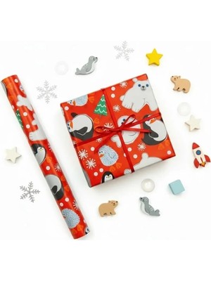 Hakay Çocuklara Özel Premium Hediye Paketleme Kağıdı - 2'li Set, 70X100 cm