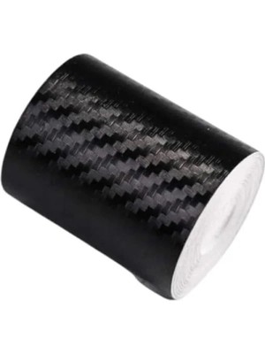 Hakay Siyah Karbon Folyo Şerit, Kendinden Yapışkanlı, 3 cm x 5 Metre