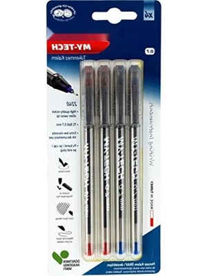 Hakay 0.7 mm Uçlu Karışık Tükenmez Kalem Seti - 4'lü